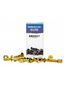 Socket Phillips Head GOLD