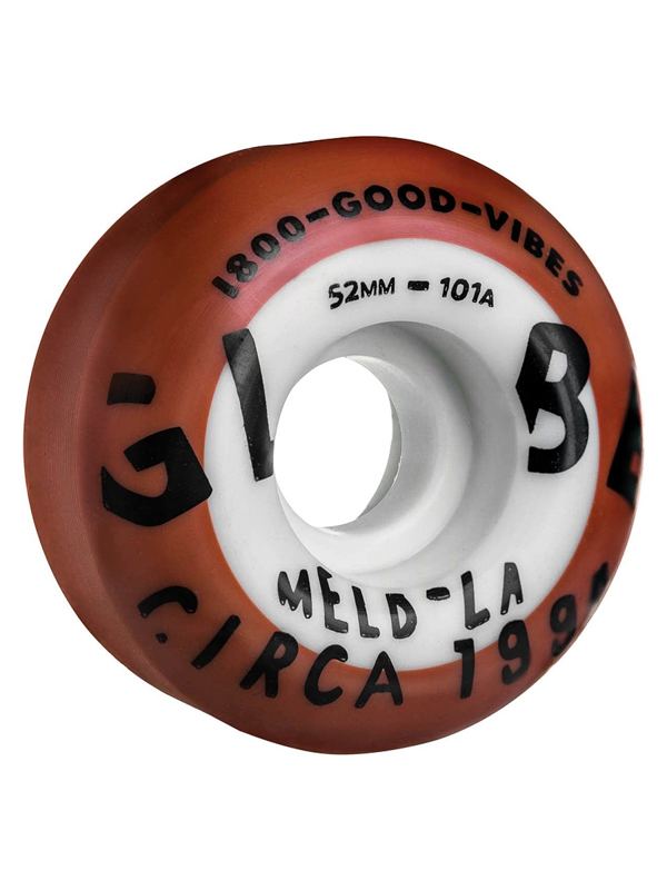 Globe GOOD VIBES DUAL POUR Rust/White tvrdá kolečka na skateboard - 52