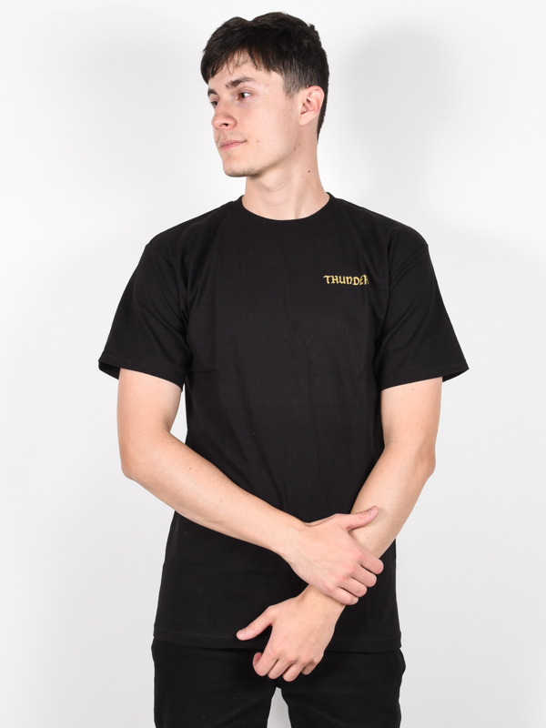 Thunder SERPENT MOON BLK/GOLD pánské tričko krátký rukáv - S černá
