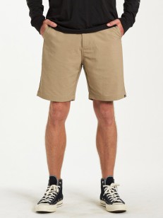 Billabong SURFTREK WICK KHAKI męskie spodenki lniane