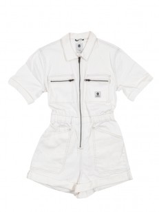 Element UTILITY PLAYSUIT off white