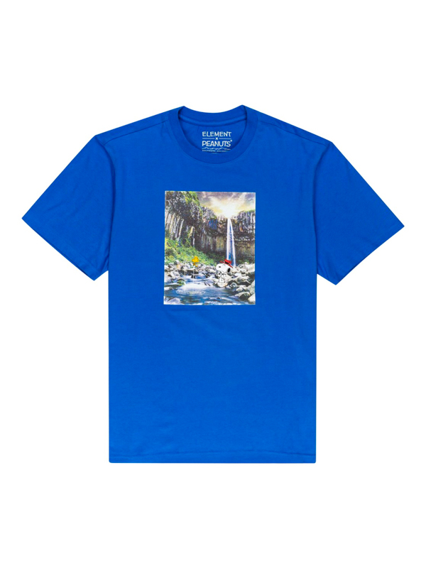Element PEANUTS ADVENTURE IMPERIAL BLUE pánské tričko krátký rukáv - S modrá