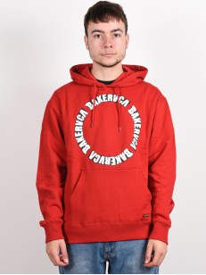 RVCA BAKER BRIGHT RED