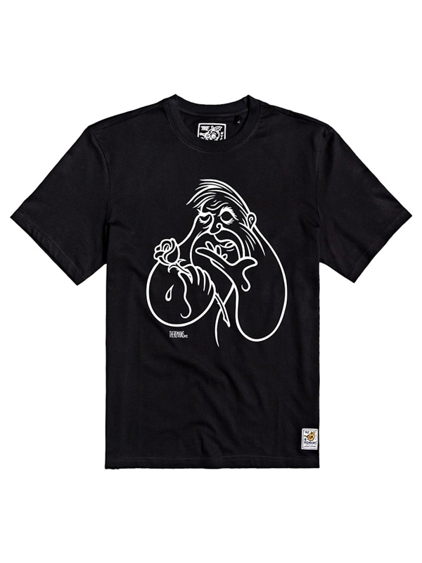 Element LOVE & DEATH FLINT BLACK pánské tričko krátký rukáv - M černá