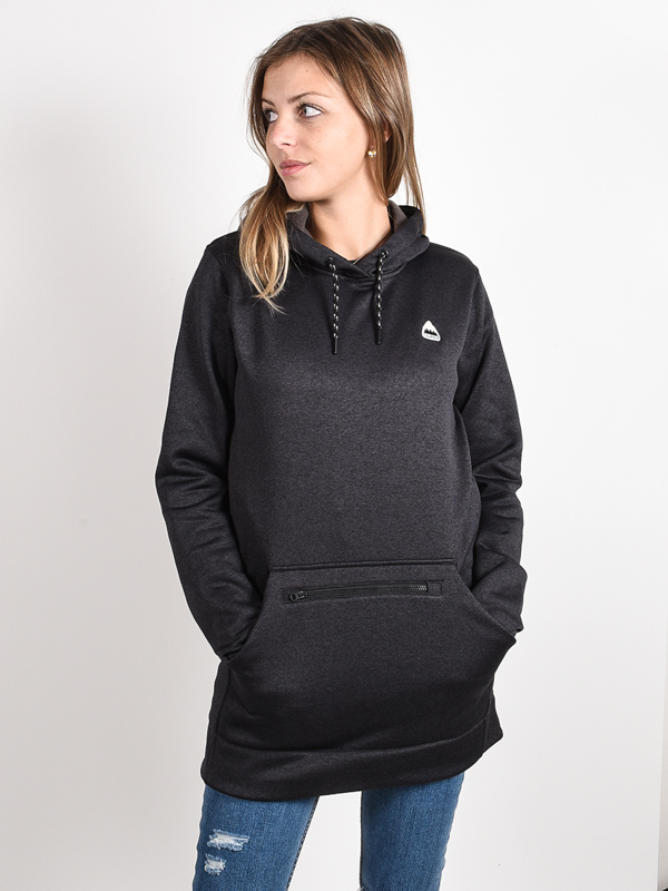 Burton OAK TRUE BLACK HEATHER mikina damska TEMPLEstore.cz