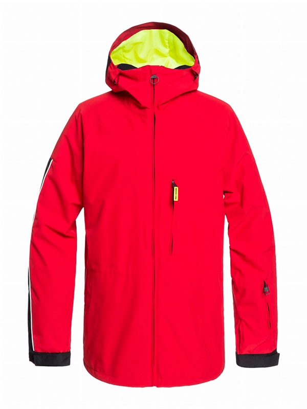 Dc RETROSPECT RACING RED pánská zimní bunda - XL červená