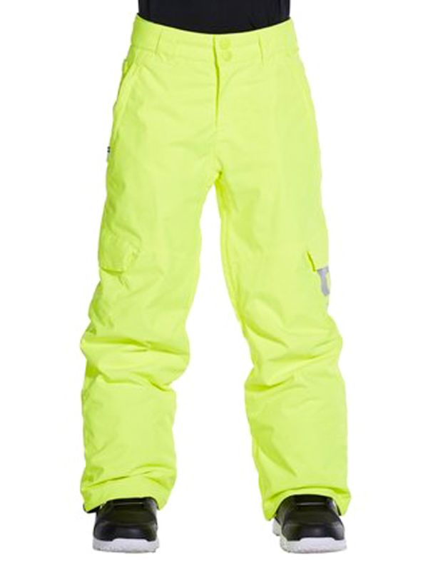 Dc BANSHEE SAFETY YELLOW dětské zimní kalhoty - 10/M žlutá