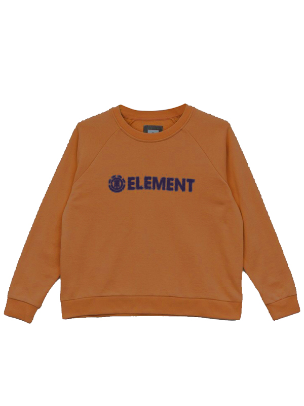 Element LOGIC GLAZED GINGER dámská skate mikina - L oranžová