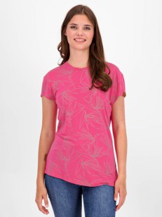 Alife and Kickin MimmyAK B FUCHSIA t-shirt damski