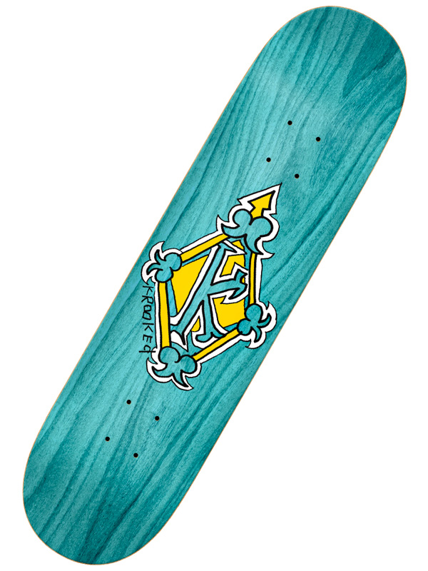 Krooked REGAL TM skate board deska - 8.06 modrá