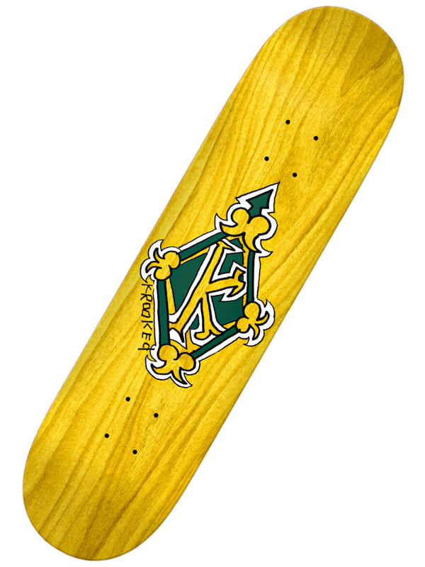Krooked REGAL TM skate board deska - 8.25 žlutá