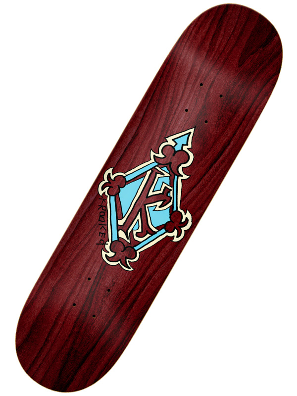 Krooked REGAL TM skate board deska - 8.5 fialová
