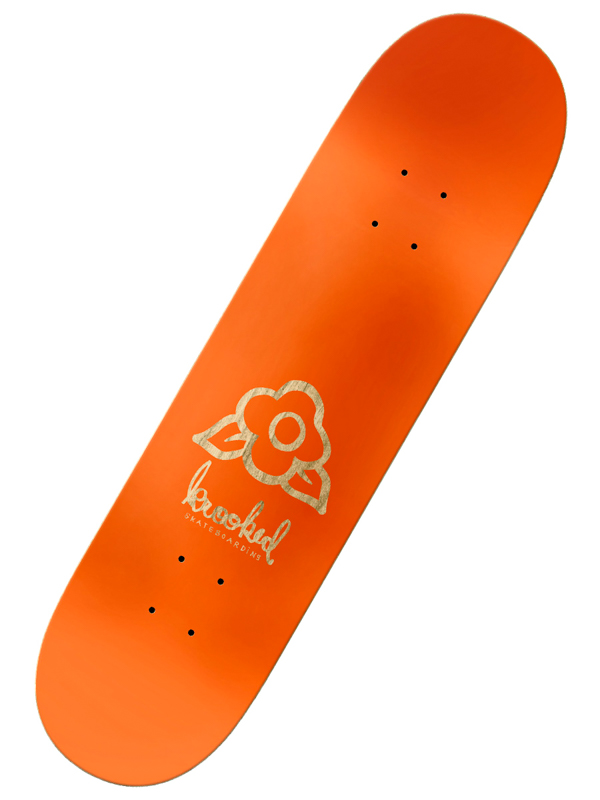 Krooked PP IKONS skate board deska - 8.06 oranžová