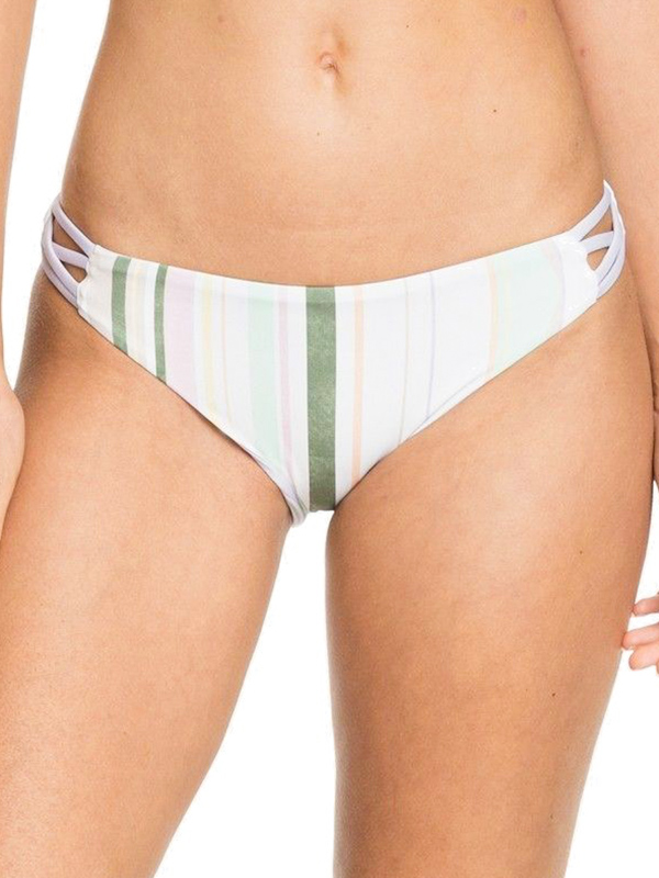 Roxy SEA&WAVES REVO REG B BRIGHT WHITE KAMUELA STRIPE S plavky dvoudílné - XS