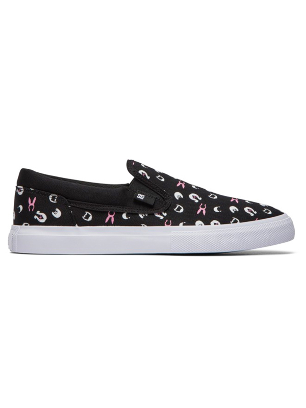 Dc BOBS MANUAL SLIP BLACK/BLACK/WHITE dámské boty - 36EUR černá