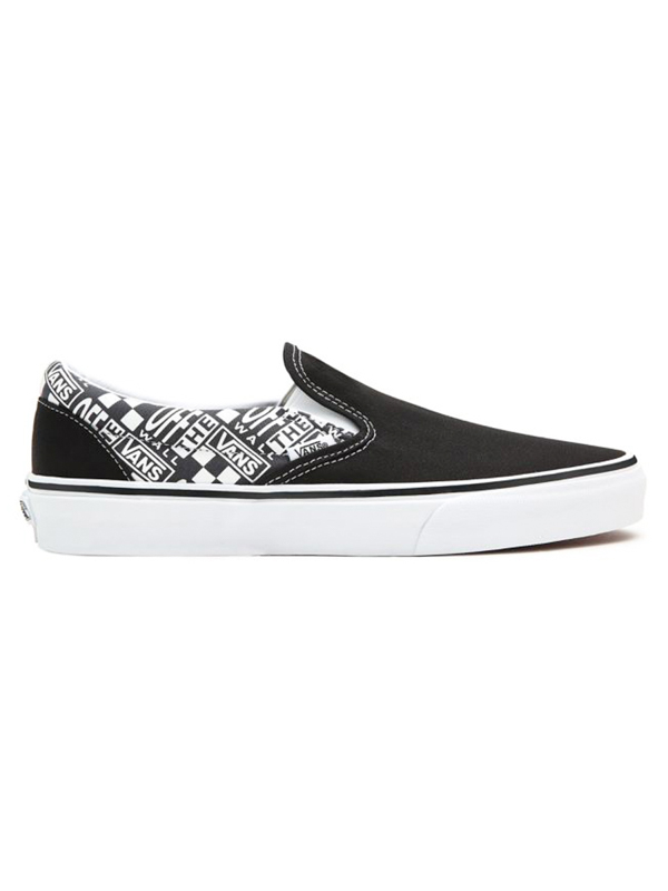 Vans Classic Slip-On (OFF THE WALL)BLK/ASPHALT pánské boty - 40,5EUR černá