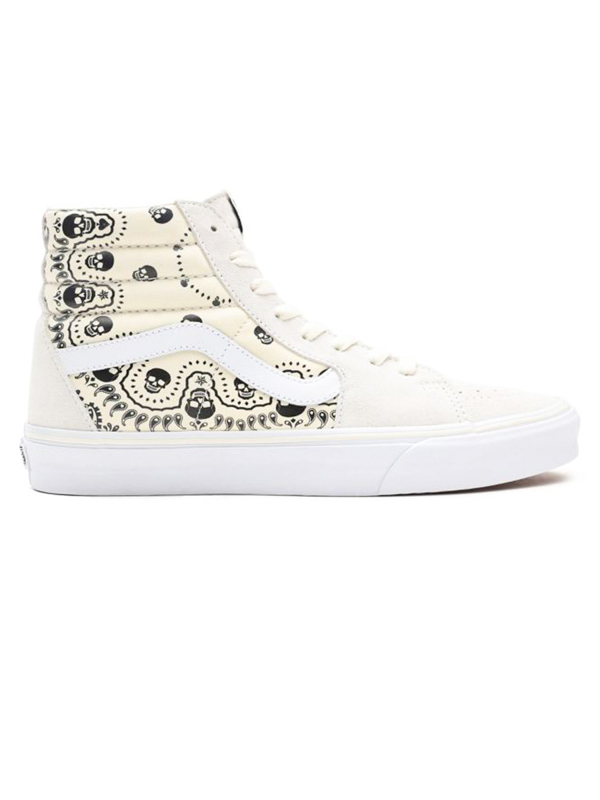 Vans SK8-Hi (BANDANA) CLASSIC WHT/BLK pánské boty - 42EUR černá