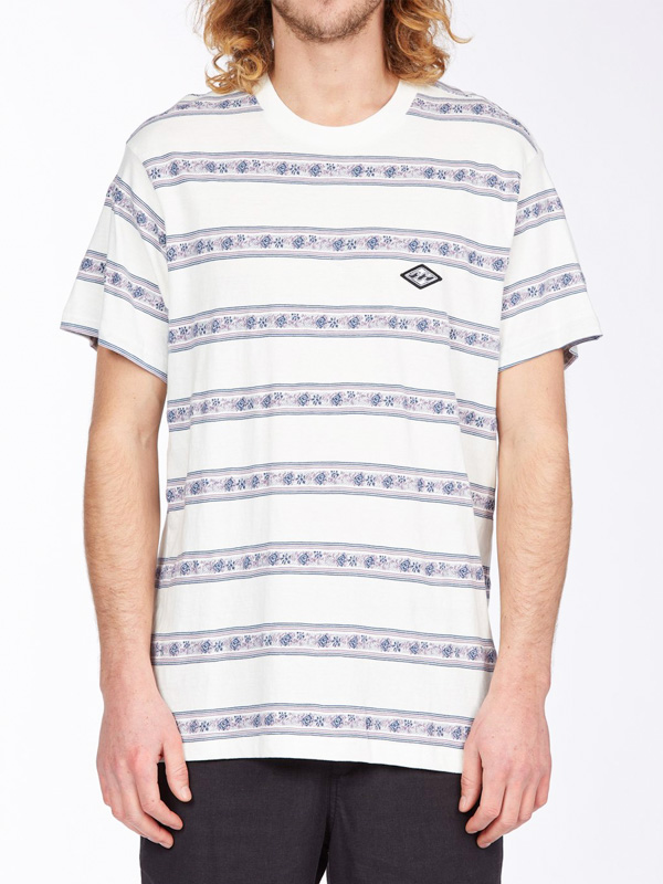 Billabong AUSTIN CREW off white pánské tričko krátký rukáv - XL
