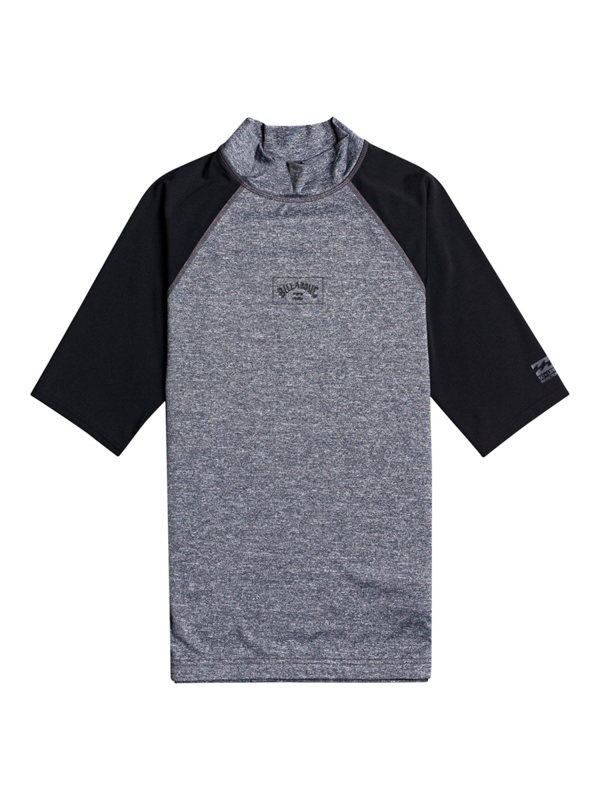 Billabong CONTRAST grey heather lycrové tričko - XL