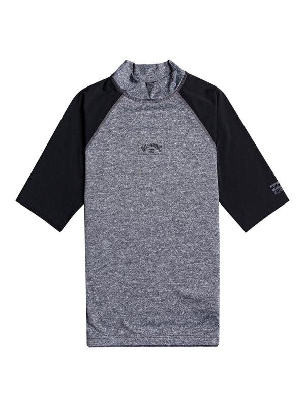 Billabong CONTRAST grey heather lycrové tričko - S