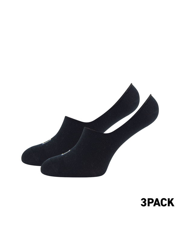 Horsefeathers ALIA 3 PACK black kotníkové ponožky - 8 - 10