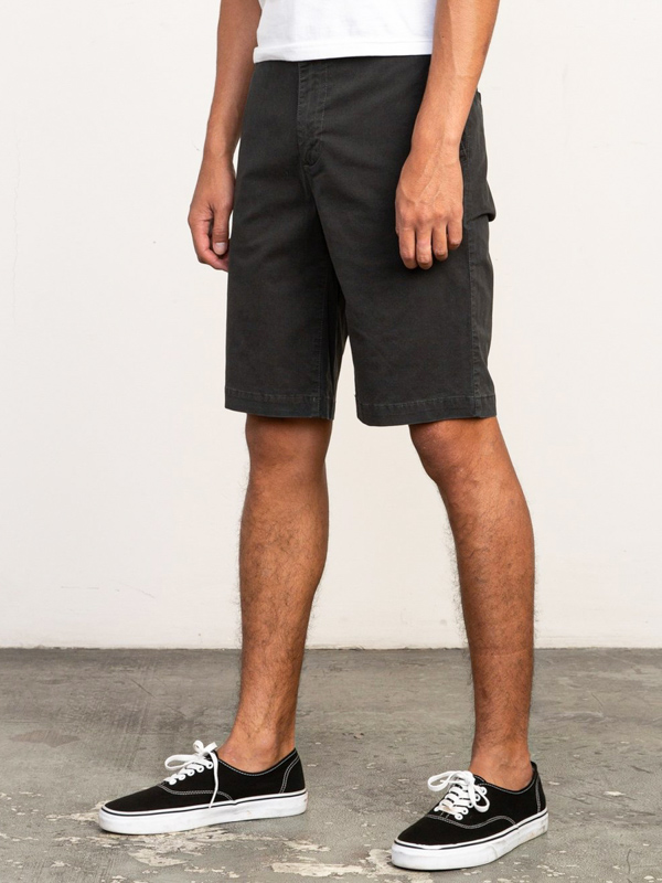 RVCA DAGGERS CHINO RVCA BLACK pánské skate kraťasy - 36 černá