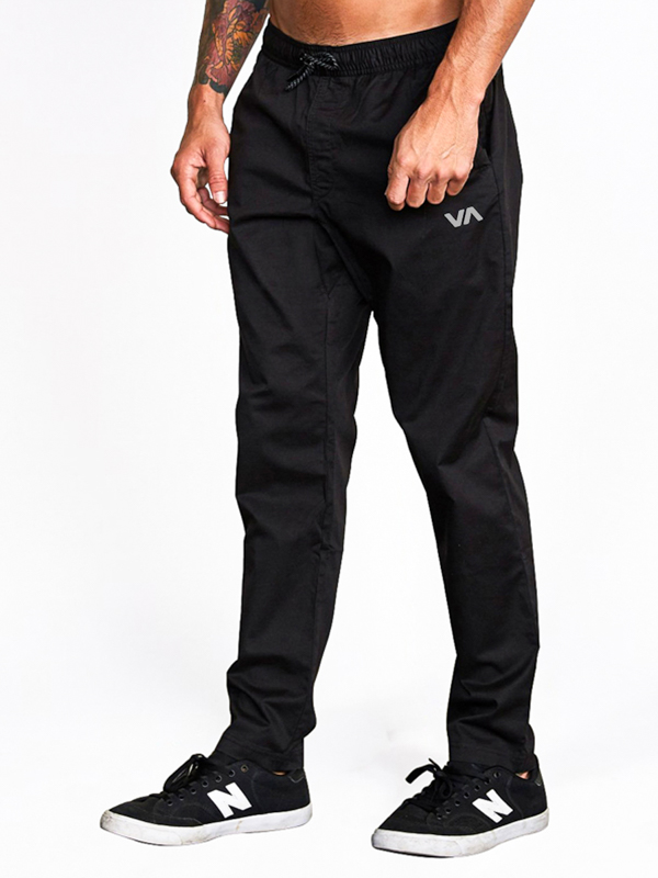 RVCA SPECTRUM black skate kalhoty - XL černá