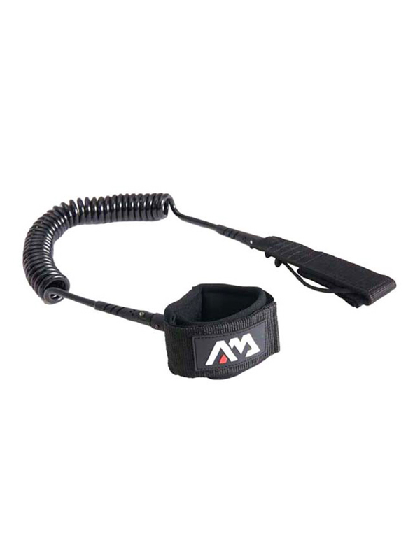 Aqua Marina Coiled 10/7mm leash - 10'/7mm černá