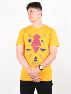 Picture Seabed ORANGE herren t-shirt mit kurzen ärmel