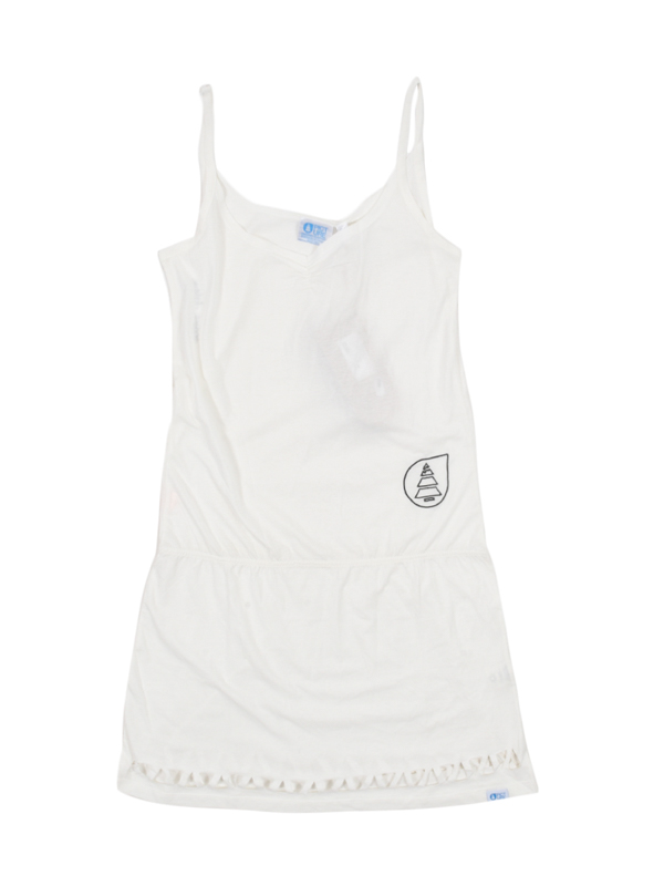 Picture Simplicity white dámské šaty krátké - XL