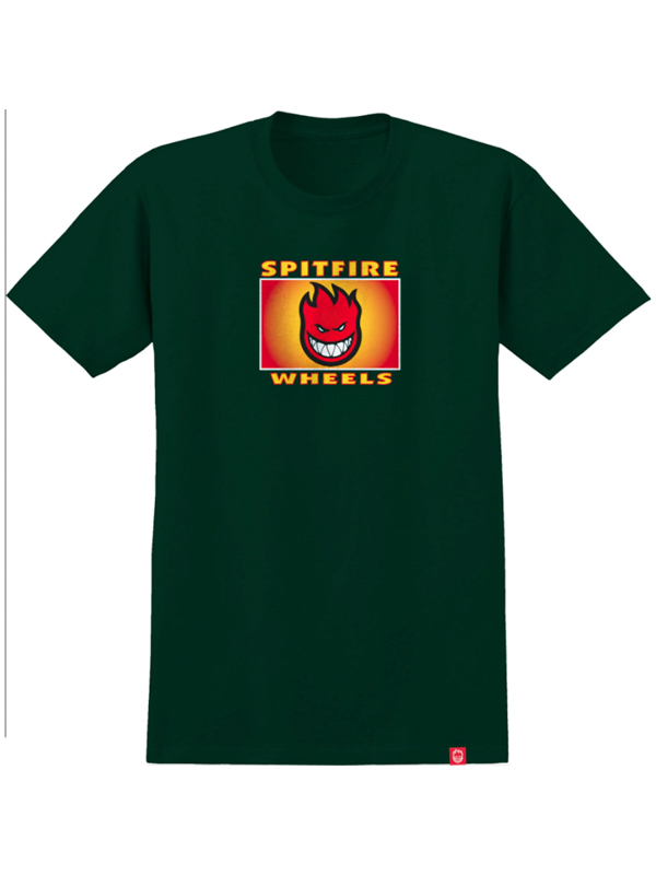 Spitfire SPITFIRE LABEL FRST.GRN pánské tričko krátký rukáv - M zelená