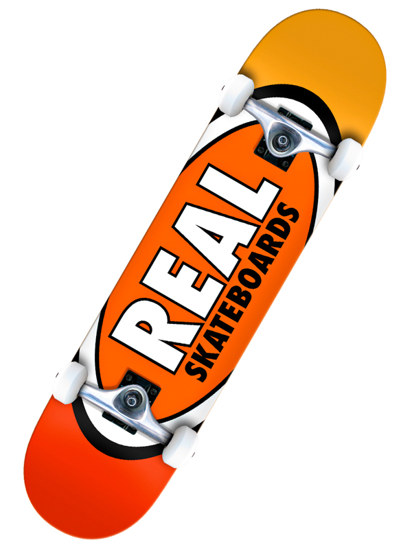 Real TEAM EDITION OVAL skateboard - 7.75 modrá