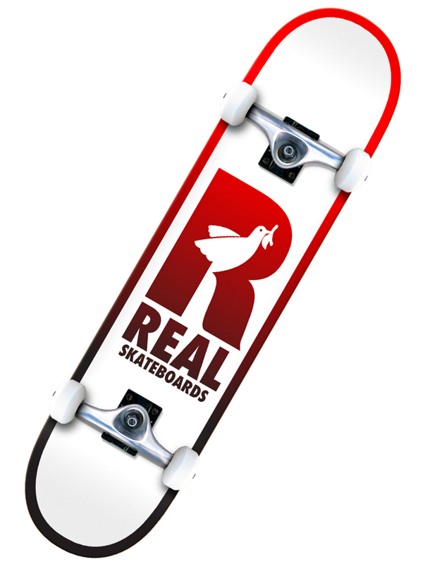 Real BE FREE skateboard - 7.3 bílá