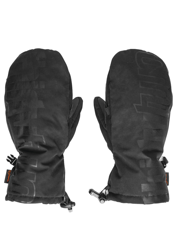 THIRTY TWO Corp BLACK/BLACK pánské palcové rukavice - L/XL