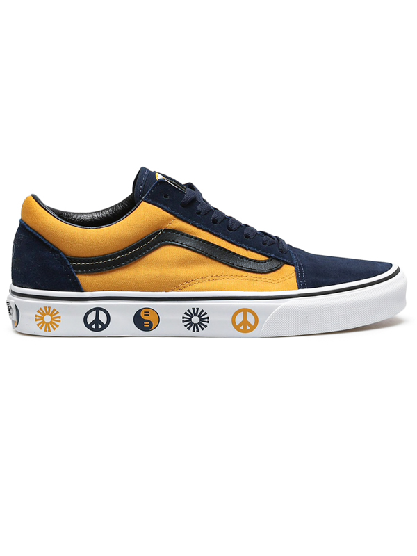 Vans Old Skool (TAKEASTAND)DRSBLSGLDNGLW pánské boty - 37EUR modrá