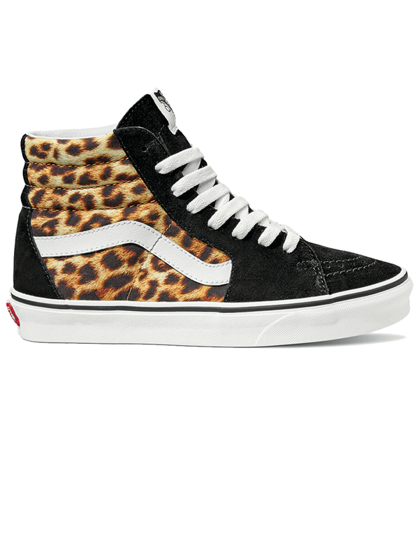 Vans SK8-Hi (Leopard) Black/TrueWhite pánské boty - 38,5EUR černá