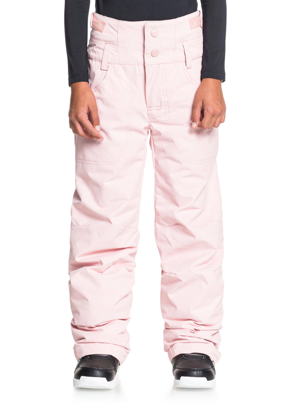 Roxy BACKYARD DAWN PINK dětské zimní kalhoty - 12/L růžová