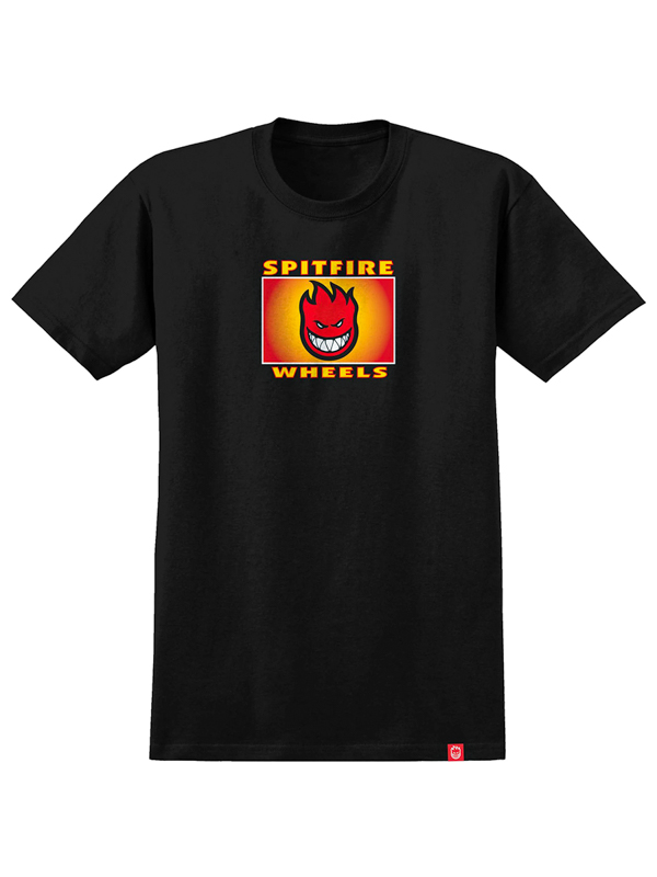 Spitfire SPITFIRE LABEL BLK pánské tričko krátký rukáv - M černá