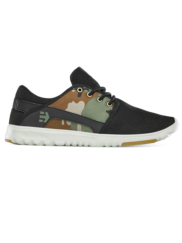 Etnies Scout BLACK/CAMO/OLIVE pánské boty - 42EUR