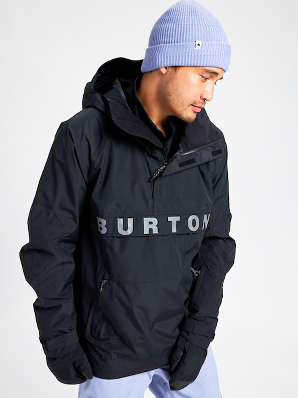 Burton FROSTNER TRUE BLACK pánská zimní bunda - XL černá
