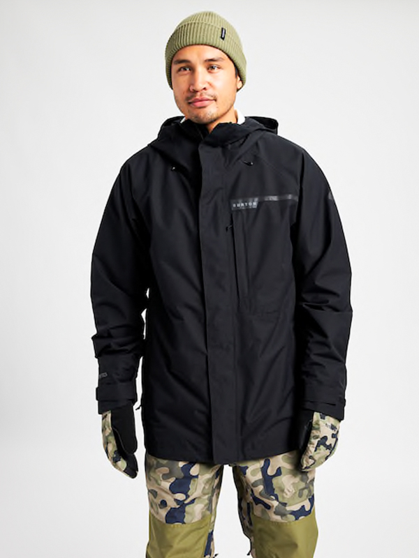 Burton POWLINE GORE-TEX TRUE BLACK pánská zimní bunda - XL černá