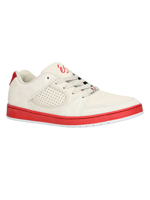 éS Accel Slim WHITE/WHITE/RED pánské boty - 42EUR bílá