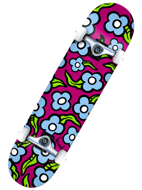Krooked WILDSTYLE skateboard - 7.75 modrá