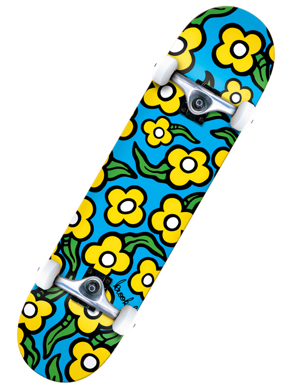 Krooked WILDSTYLE skateboard - 8 modrá
