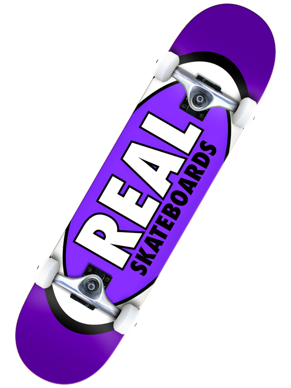 Real CLASSIC OVAL PURPLE skateboard - 8.25 fialová