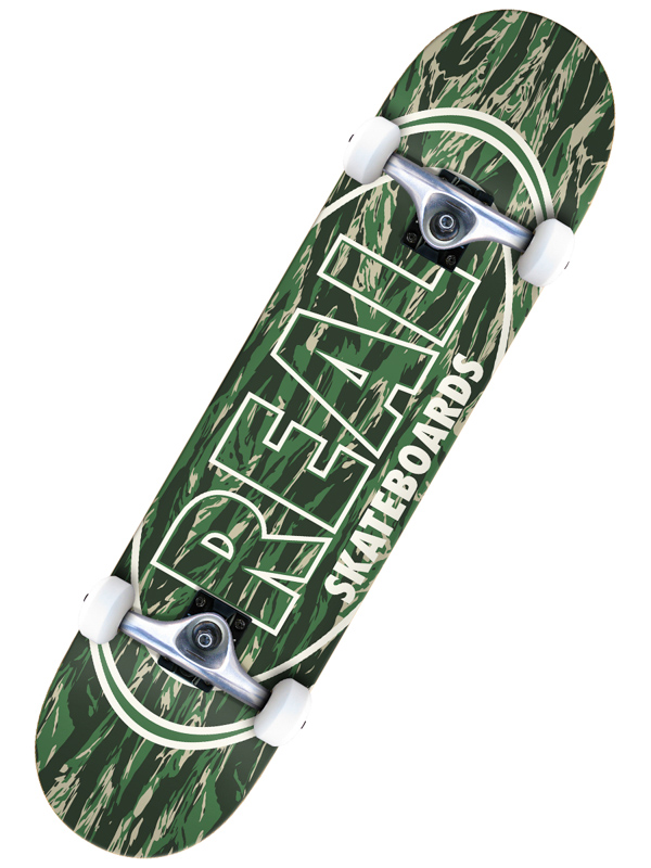 Real STEALTH OVALS skateboard - 7.5 šedá