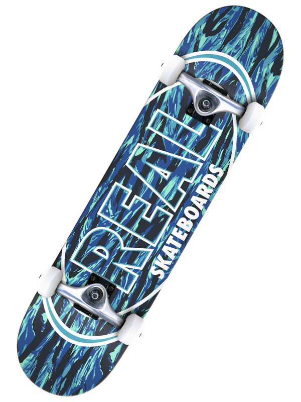 Real STEALTH OVALS skateboard - 7.75 modrá