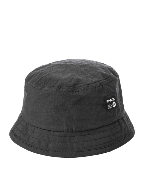 RVCA ANP BUCKET black pánský plátěný klobouk - L/XL