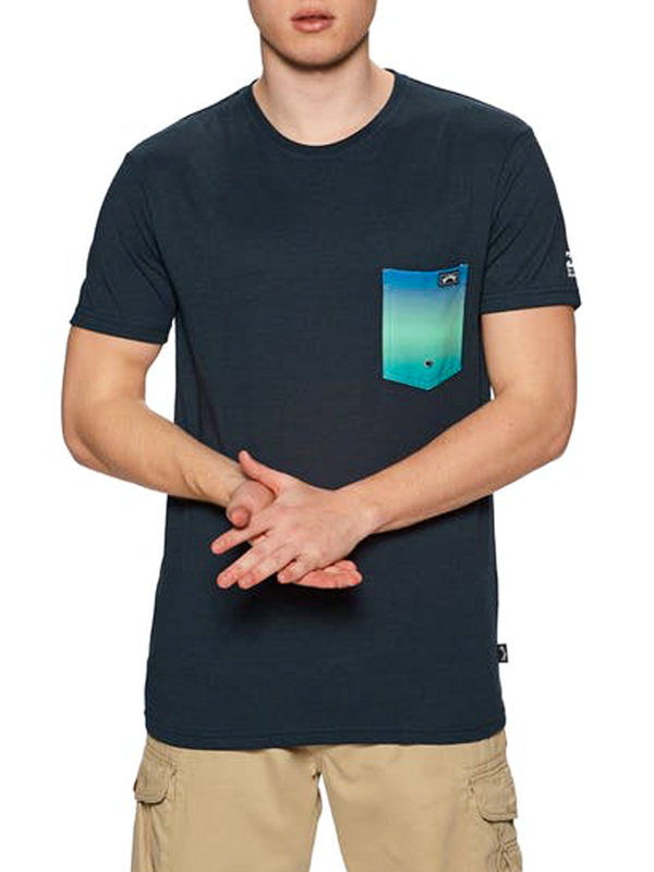 Billabong TEAM NAVY pánské tričko krátký rukáv - M modrá