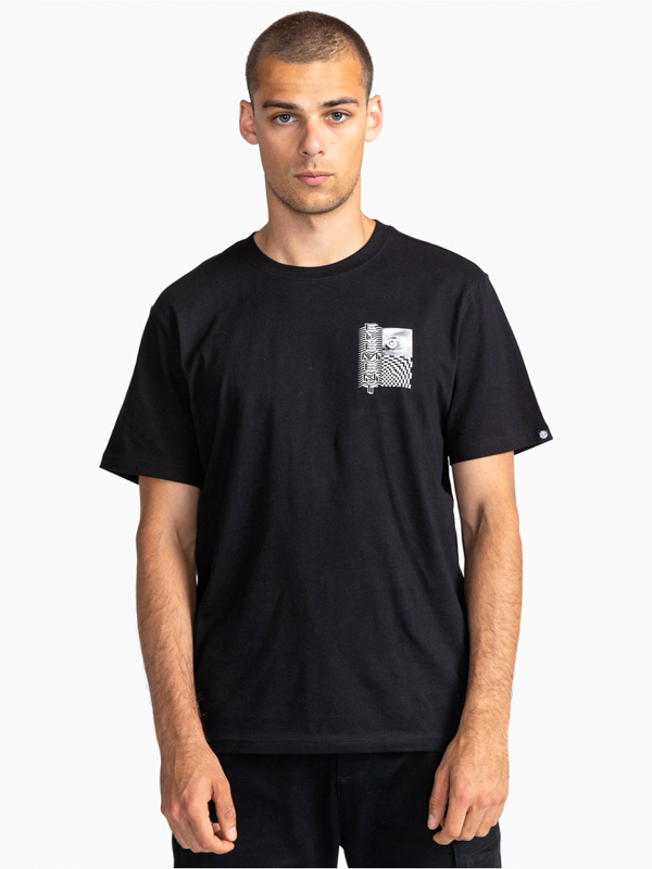 Element UBACA FLINT BLACK pánské tričko krátký rukáv - M